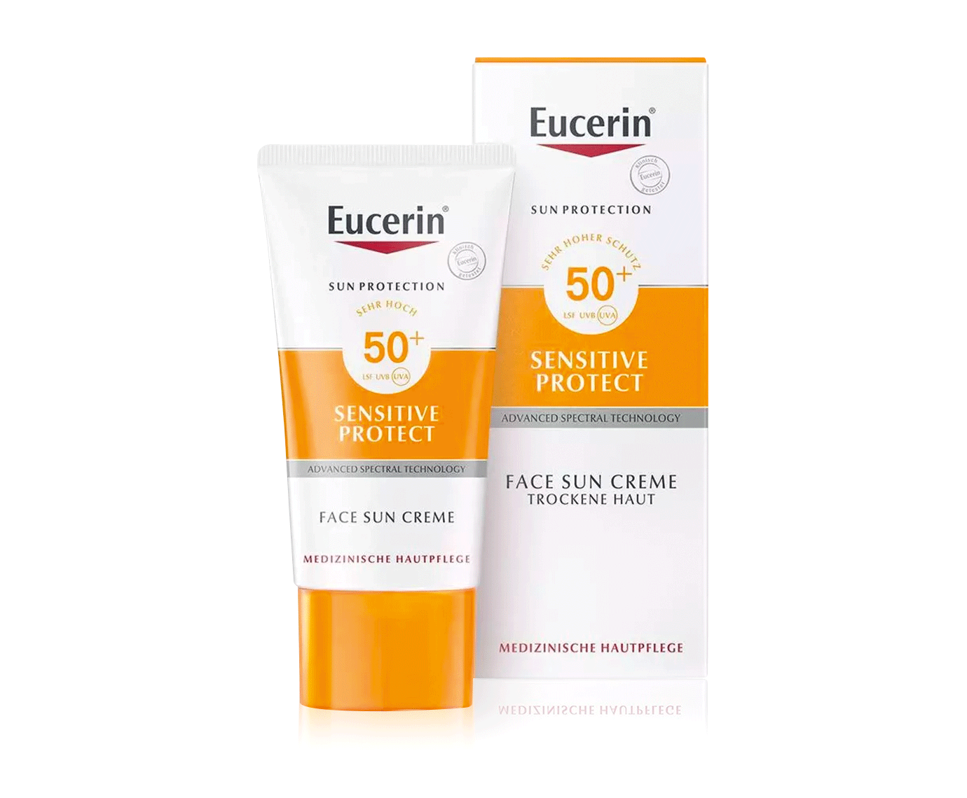 Krema Za Zastitu Osjetljive Koze Od Sunca Spf 50 Krema Za Suncanje Za Osjetljivu Suhu Kozu Eucerin